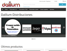 Tablet Screenshot of dalilum.com